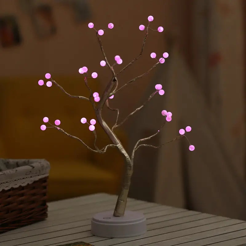 LED Christmas Tree Light – USB Starry Night Lamp