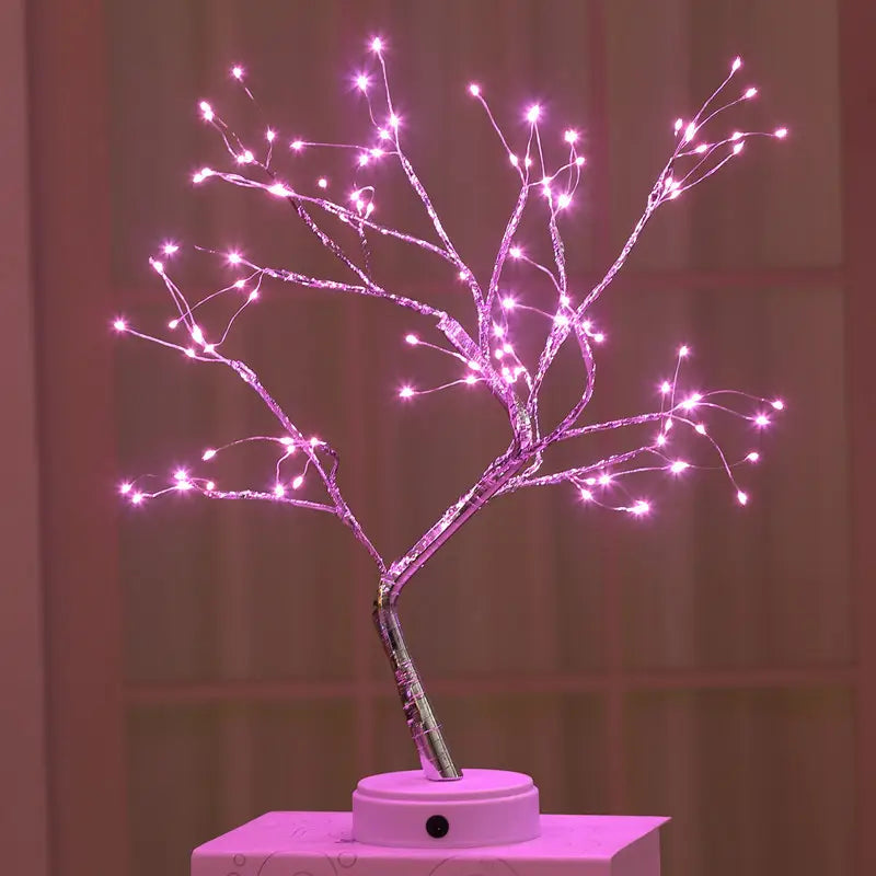 LED Christmas Tree Light – USB Starry Night Lamp