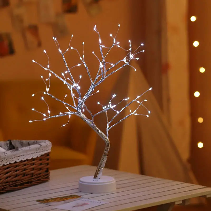 LED Christmas Tree Light – USB Starry Night Lamp