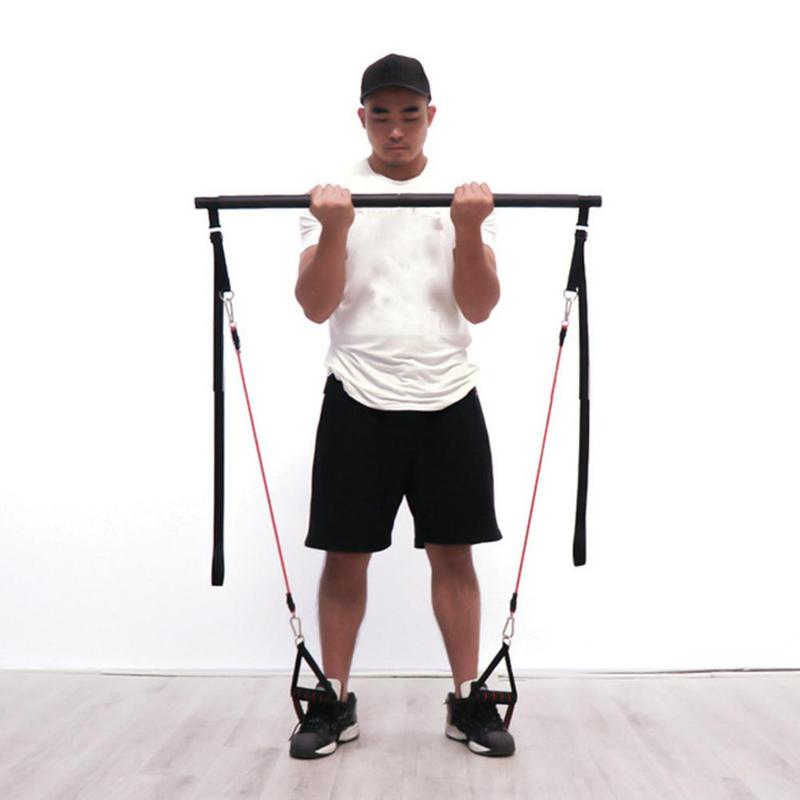 Portable Pilates Bar Kit with Resistance Bands for Full Body