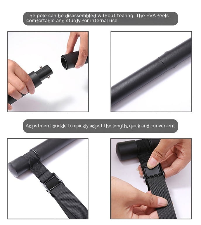 Portable Pilates Bar Kit with Resistance Bands for Full Body