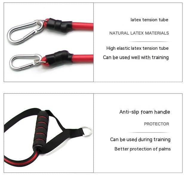 Portable Pilates Bar Kit with Resistance Bands for Full Body