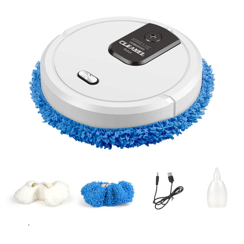 Smart 3-in-1 Automatic Sweeping Robot – Wet & Dry Mopping Humidifier USB Rechargeable