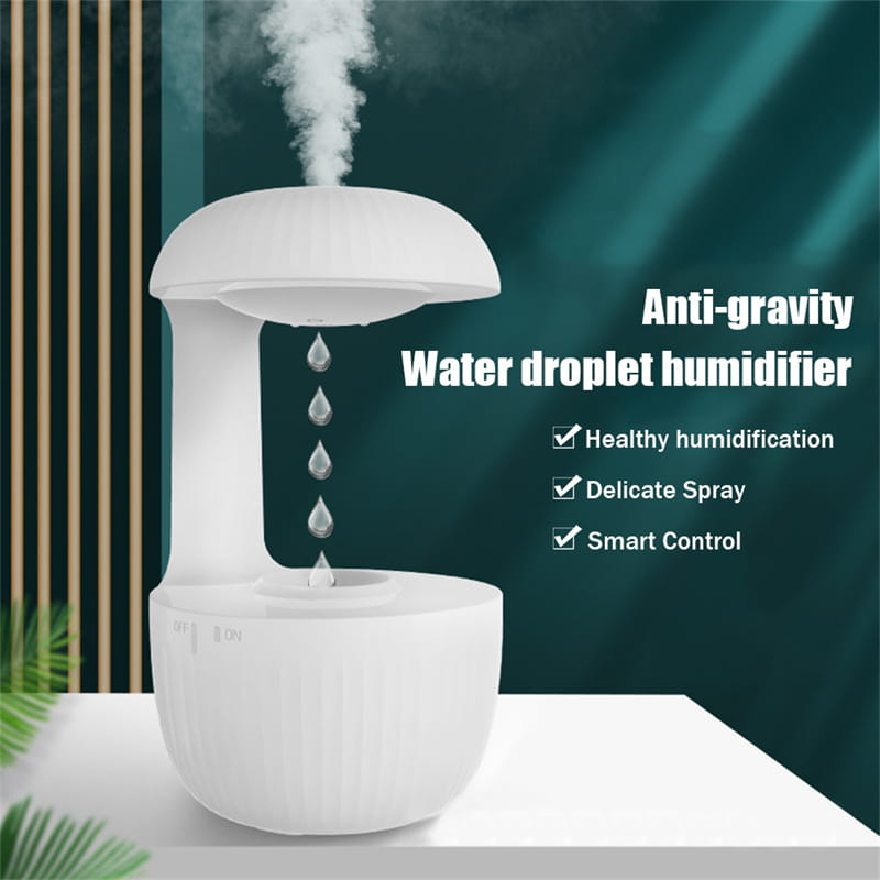 Anti-Gravity Cool Mist Humidifier – Levitating Water Drop Design