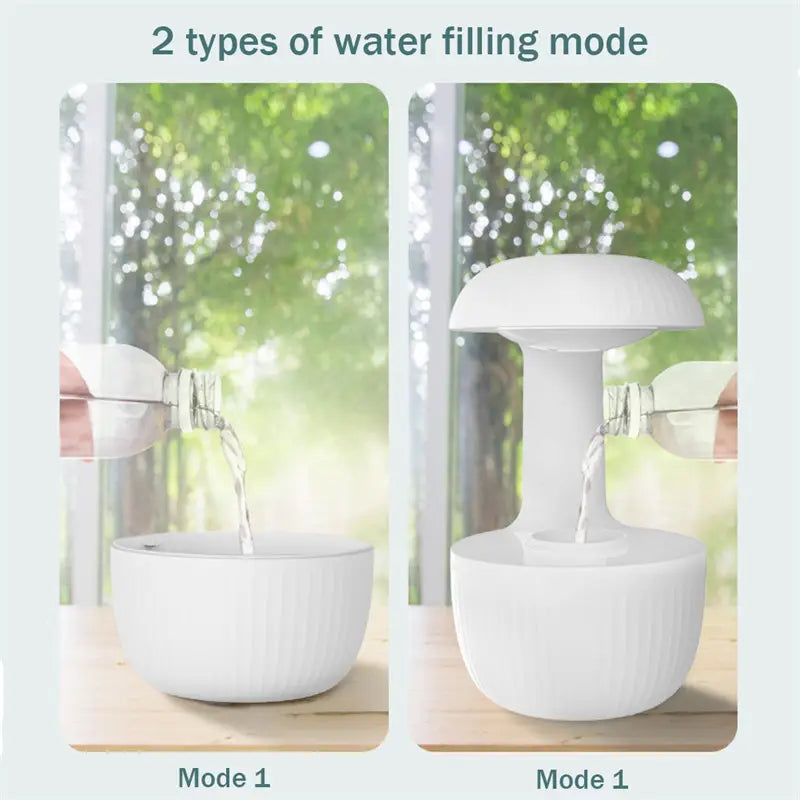 Anti-Gravity Cool Mist Humidifier – Levitating Water Drop Design