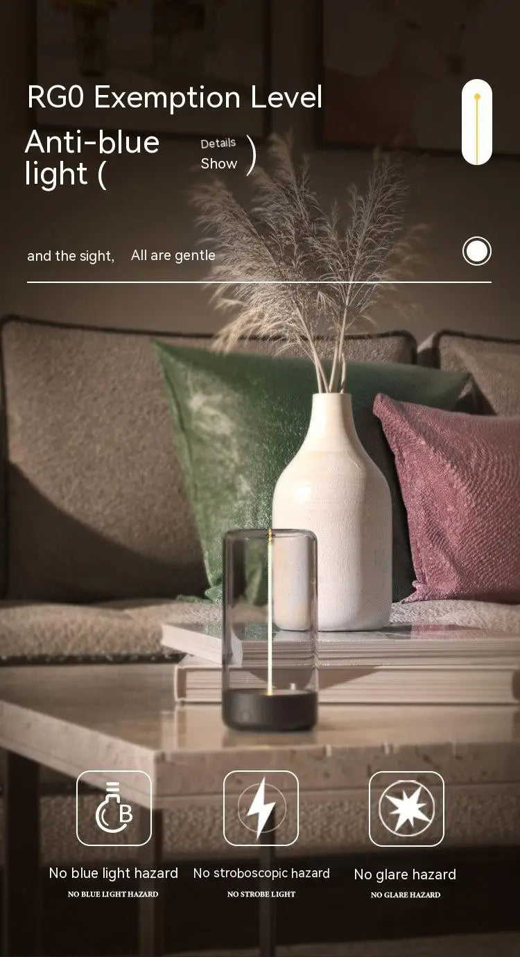 New LED Camping Light Type-c Rechargeable Portable Night Light With High Transparency And Anti Drop Creative Atmosphere