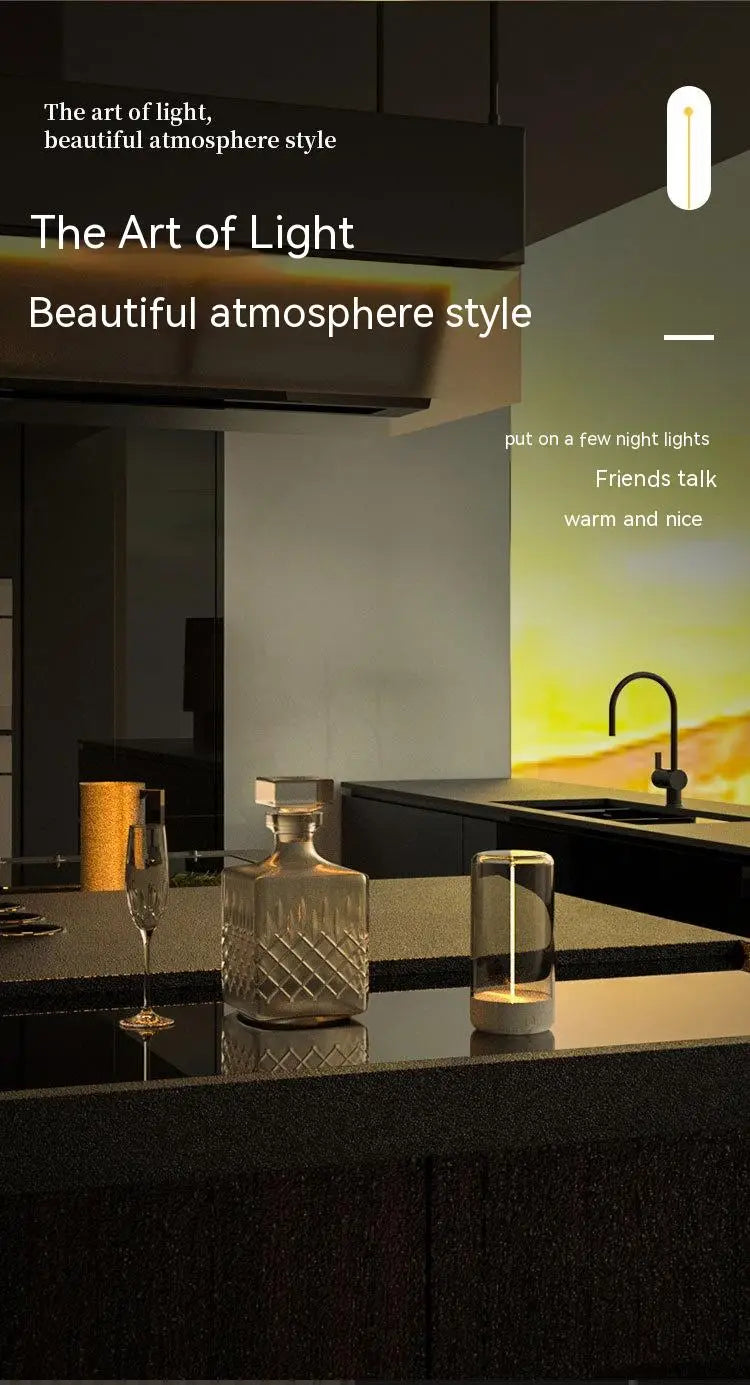 New LED Camping Light Type-c Rechargeable Portable Night Light With High Transparency And Anti Drop Creative Atmosphere