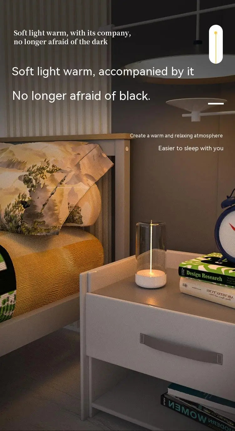 New LED Camping Light Type-c Rechargeable Portable Night Light With High Transparency And Anti Drop Creative Atmosphere