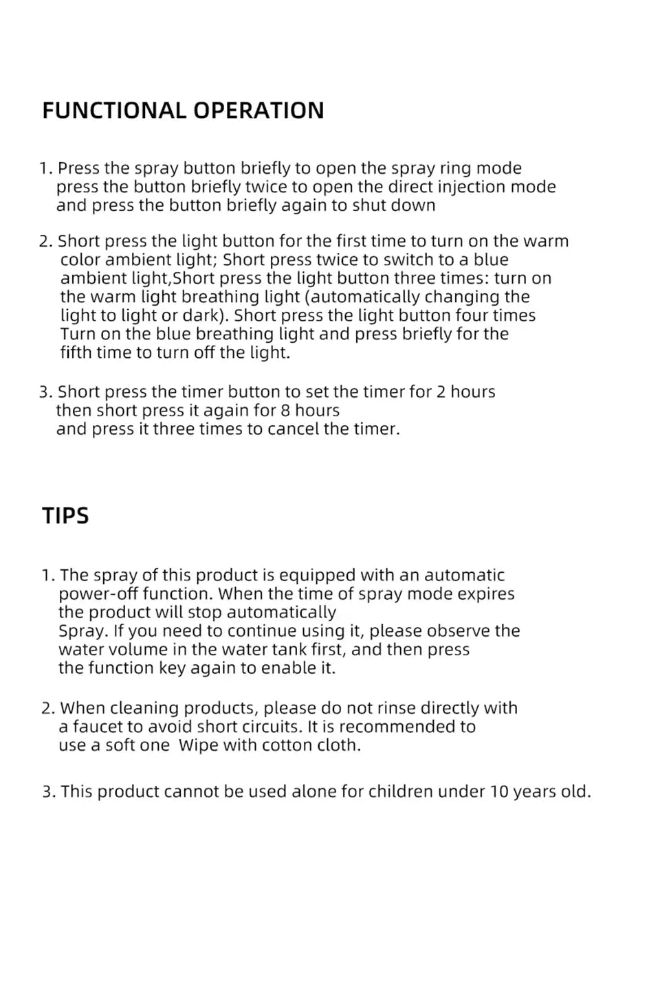 Train Shape Diffuser – Double Spray Ultrasonic Humidifier with LED