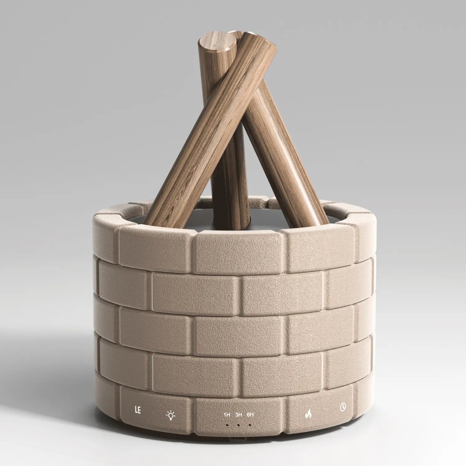 Flame Effect Aroma Diffuser – Touch-Controlled Bedroom Humidifier