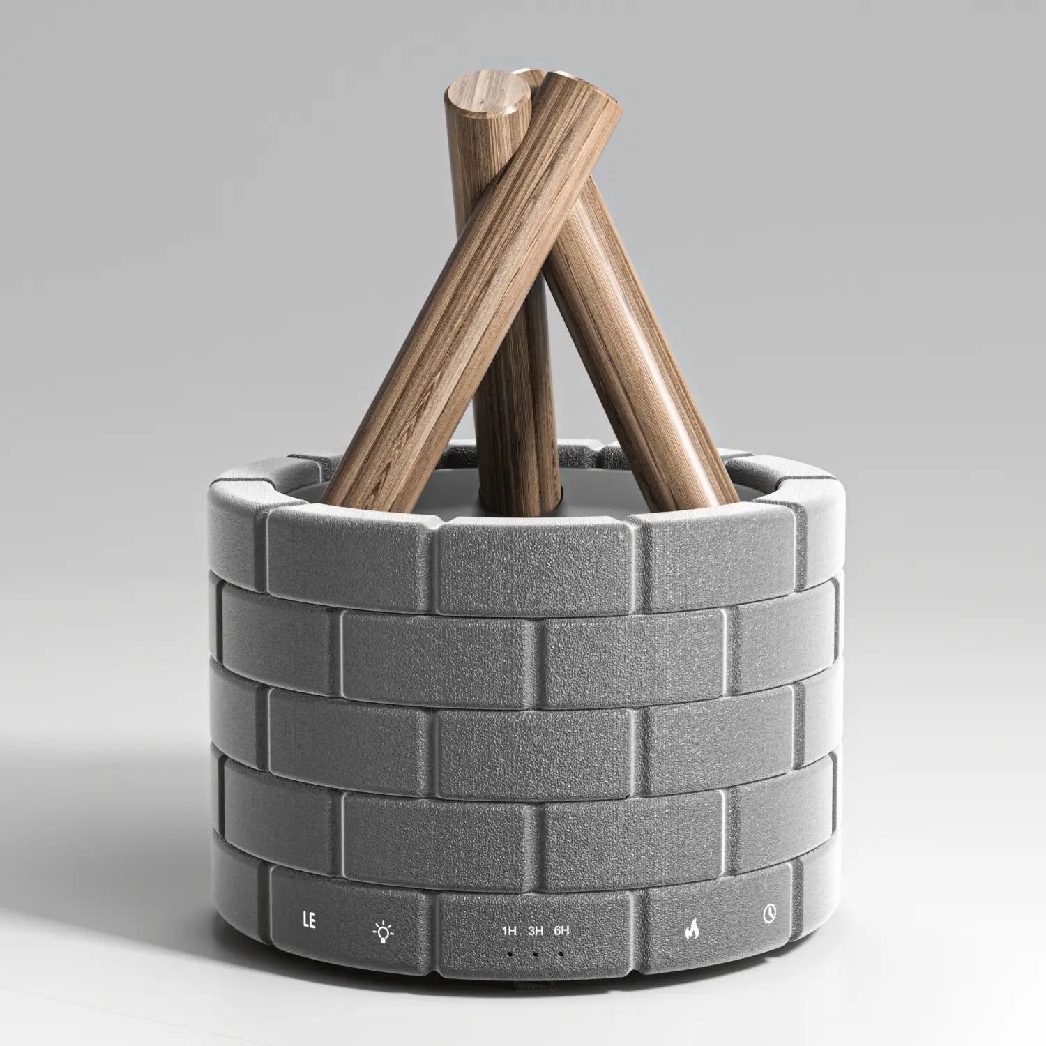 Flame Effect Aroma Diffuser – Touch-Controlled Bedroom Humidifier