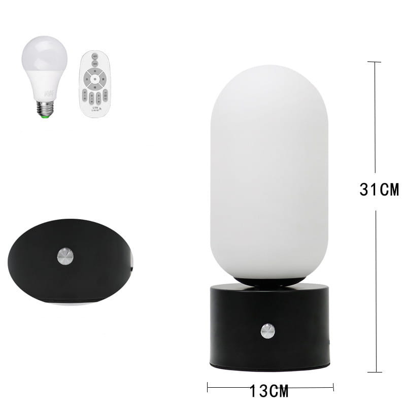 Nordic Touch LED Bedside Lamp – Romantic Round Light