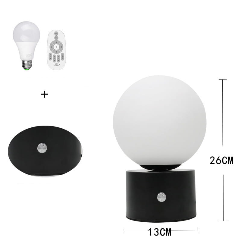Nordic Touch LED Bedside Lamp – Romantic Round Light