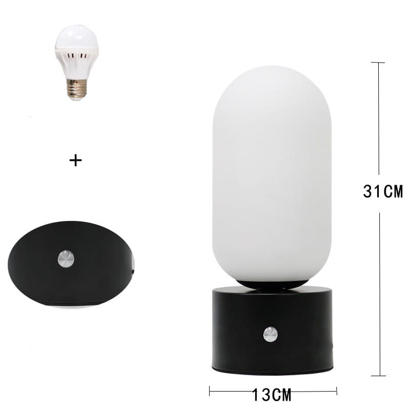 Nordic Touch LED Bedside Lamp – Romantic Round Light