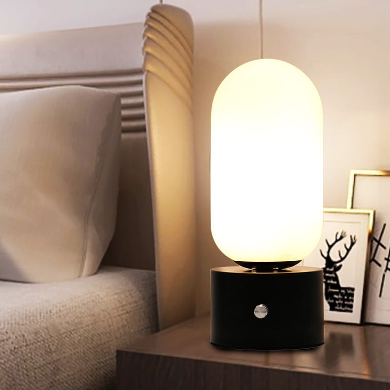 Nordic Touch LED Bedside Lamp – Romantic Round Light