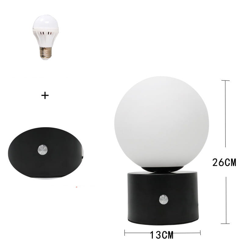 Nordic Touch LED Bedside Lamp – Romantic Round Light