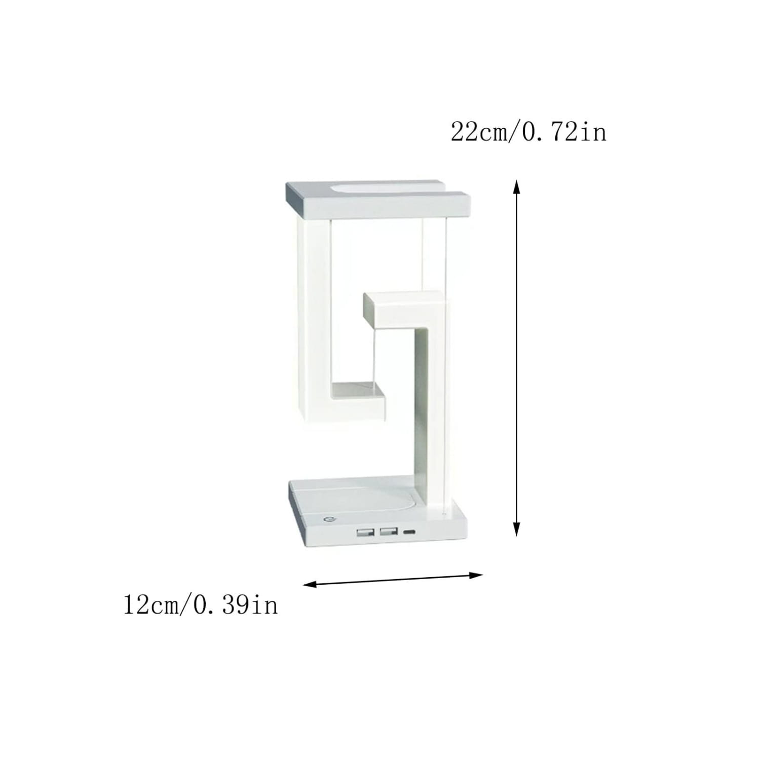 Floating Wireless Charging LED Desk Lamp – Touch Control