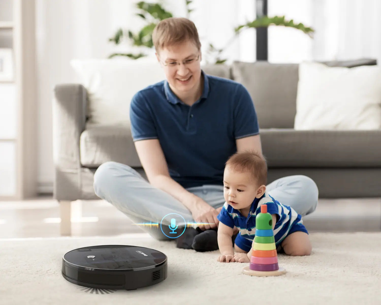 Geek Smart Robot Vacuum G6 Plus – 1800Pa Suction Wi-Fi App Control Self-Charging
