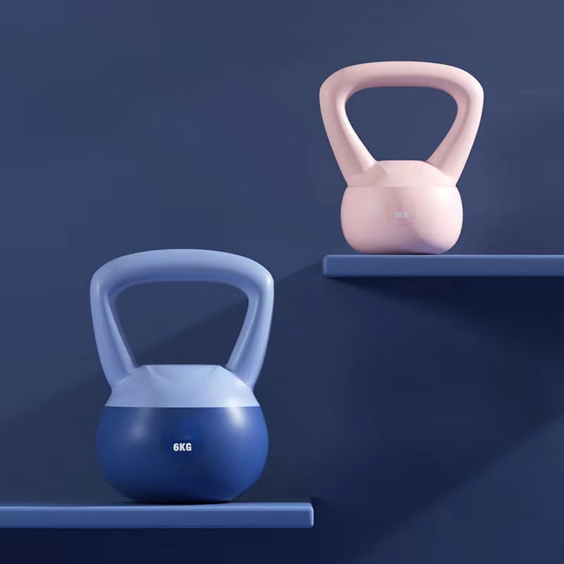Women’s PVC Kettlebell for Home Fitness – 4KG to 6KG