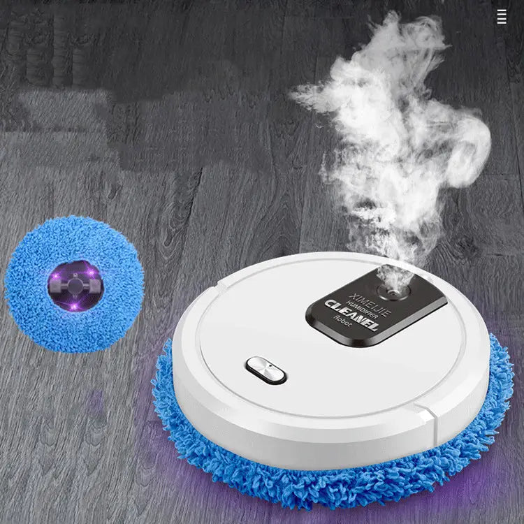 Smart 3-in-1 Automatic Sweeping Robot – Wet & Dry Mopping Humidifier USB Rechargeable