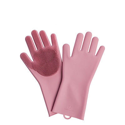 Silicone Dishwashing Gloves – Thickened Anti-Slip Heat-Resistant Cleaning Gloves
