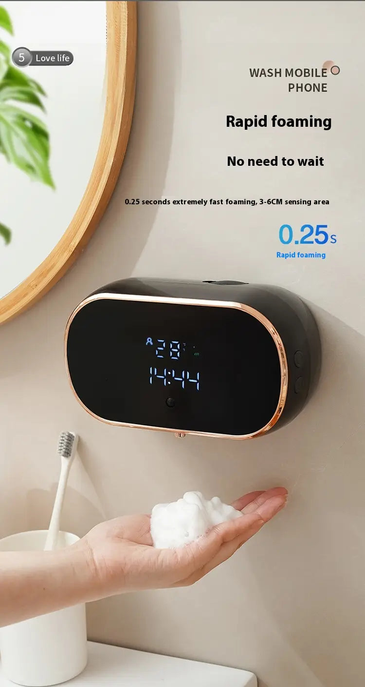 Automatic Touchless Foam Soap Dispenser – USB Rechargeable Smart Bathroom Gadget