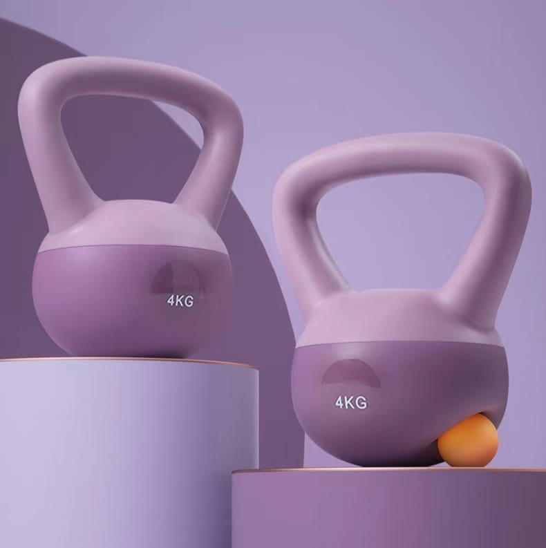 Women’s PVC Kettlebell for Home Fitness – 4KG to 6KG