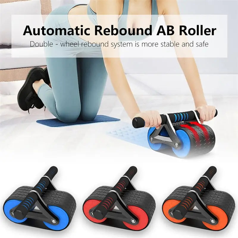 Automatic Rebound Ab Roller Wheel for Core Training