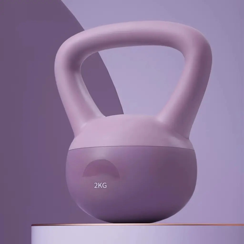 Women’s PVC Kettlebell for Home Fitness – 4KG to 6KG