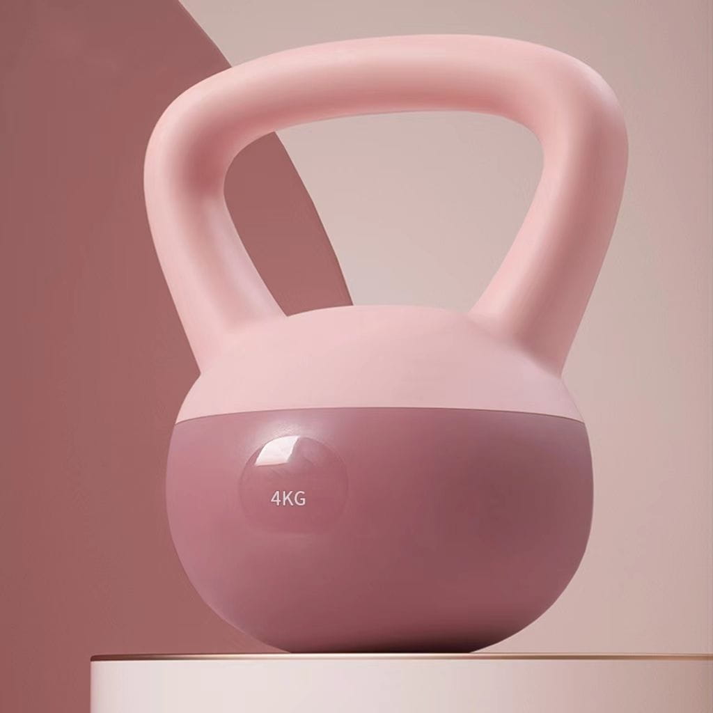 Women’s PVC Kettlebell for Home Fitness – 4KG to 6KG
