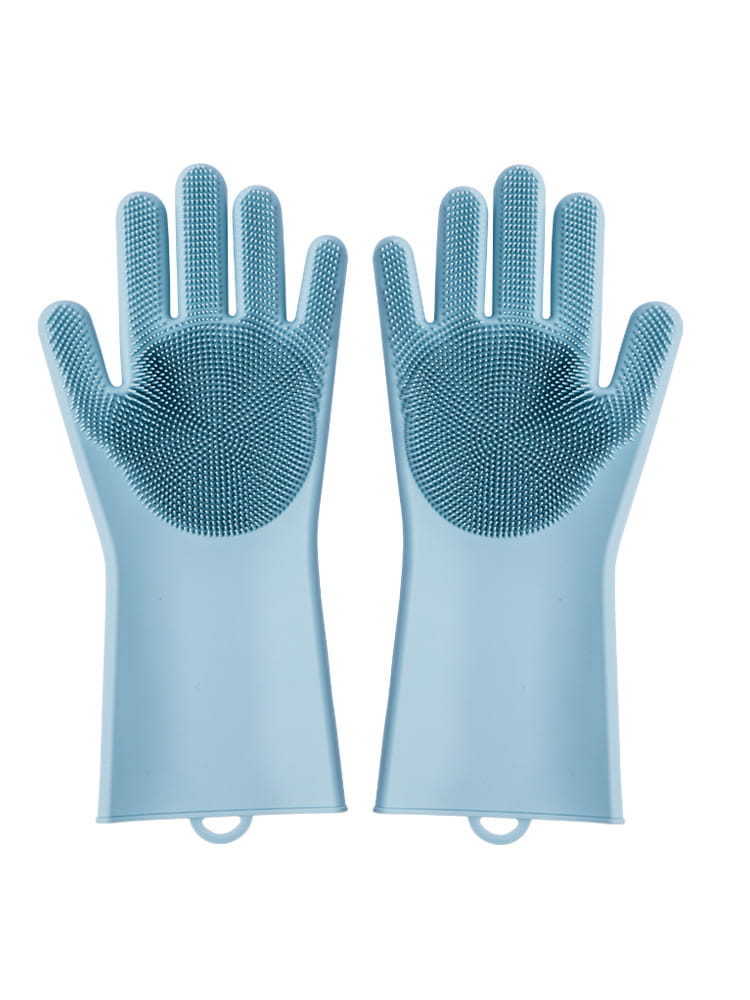 Silicone Dishwashing Gloves – Thickened Anti-Slip Heat-Resistant Cleaning Gloves