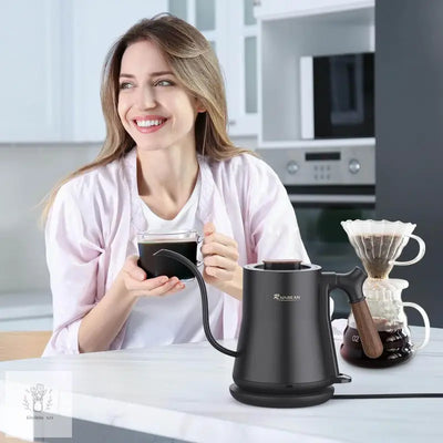 Gooseneck Electric Kettle – Rapid Heating Precision Pour - Kitcihin Art