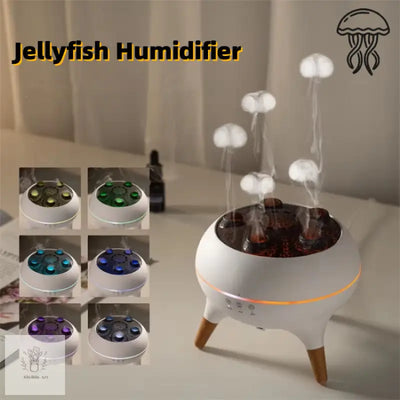 Jellyfish Ultrasonic Aroma Diffuser – Quiet Cool Mist Humidifier - Kitcihin Art