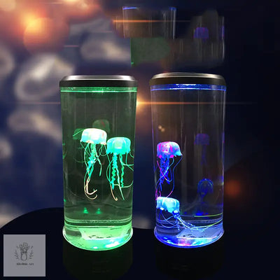 LED Jellyfish Lamp – USB Mood Light for Relaxation - Kitcihin Art