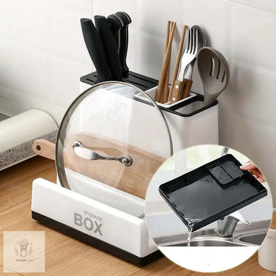 Smart Kitchen Utensil Storage Rack – Space-Saving & Durable Organizer - Kitcihin Art