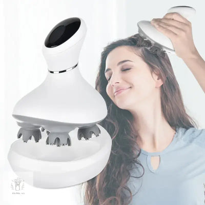 Waterproof Rechargeable Electric Head Massager - Kitcihin Art