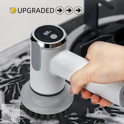 Smart Electric Cleaning Brush – Wireless, Waterproof & Rechargeable Scrubber for Kitchen & Bathroom - Kitcihin Art