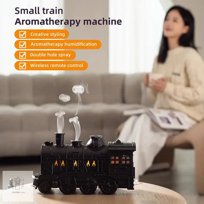 Train Shape Diffuser – Double Spray Ultrasonic Humidifier with LED - Kitcihin Art